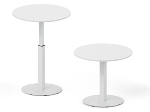 COMPLEMENTS - Height-adjustable round metal table - Table by DVO