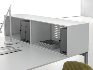 COMPLEMENTS - Modular metal desk shelving - Desk by DVO