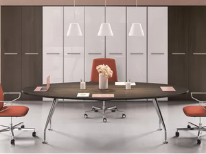 DAKAR - Oval melamine meeting table - Table by DVO