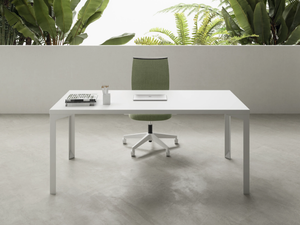 ENNA - Sectional melamine and plate office desk - Desk by DVO