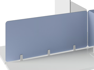FRONTAL PANELS&SCREENS - Modular melamine desktop partition _ DVO