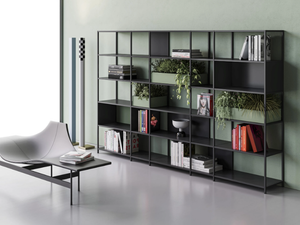KYN - Open Modular steel office shelving - Cabinet by DVO