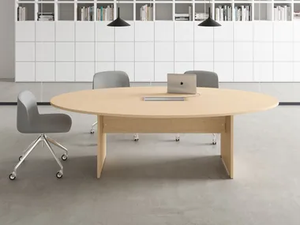 TREKO - Oval melamine meeting table - Table by DVO
