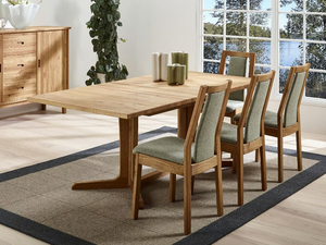 4224C - Extending rectangular wooden dining table - Table by Dyrlund