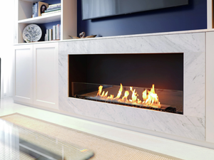 FLEX 50SS - Bioethanol glass and steel Fireplace insert - Other by EcoSmart Fire