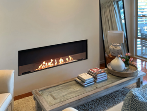 FLEX 68SS - Bioethanol glass and steel Fireplace insert - Other by EcoSmart Fire