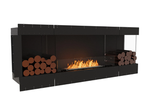 FLEX 78SS BX2 - Bioethanol glass and steel Fireplace insert - Other by EcoSmart Fire