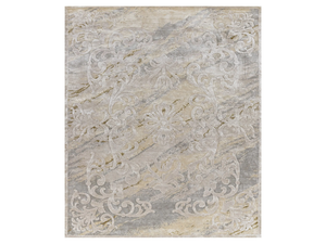 BOYCEAU MARBLE BRASS - Rectangular custom handmade silk rug - Rug by Edition Bougainville