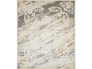 BOYCEAU MARBLE CAJUN - Rectangular handmade silk rug - Rug by Edition Bougainville