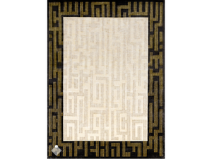 EASTERN - Rectangular wool and silk rug with geometric shapes - Rug by Edition Bougainville