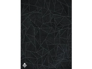 IENA ABYSSE - Rectangular wool and silk rug with geometric shapes - Rug by Edition Bougainville
