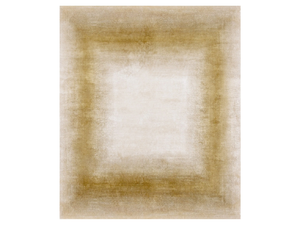 RAINBOW EDGE BRASS - Handmade silk rug - Rug by Edition Bougainville