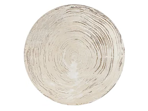 RINGS SANDCASTLE - Round wool and silk rug - Rug by Edition Bougainville