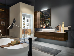CHR 001 - Wall-mounted vanity unit - Washbasin cabinet by Edoné by Agorà