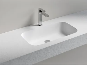 CRISTAL CONSOLLE - Inset rectangular washbasin - Washbasin by Edoné by Agorà