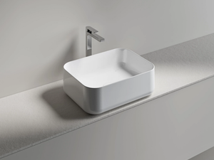 DEMETRA 50 - Rectangular countertop washbasin - Washbasin by Edoné by Agorà