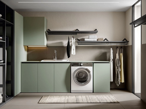 MINERVA 05 - Sectional laundry room cabinet - Cabinet by Edoné by Agorà