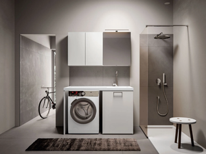 MINERVA 16 - Sectional laundry room cabinet - Cabinet by Edoné by Agorà
