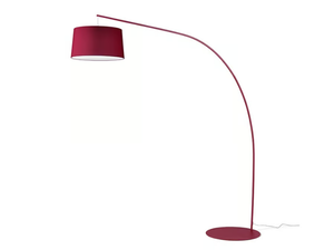 THAI - Fabric and metal arc lamp - Floor lamp by Egoitaliano