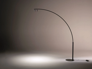 IRIS - LED adjustable aluminium arc lamp - Floor lamp by EGOLUCE