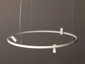 IRIS - LED swivel aluminium pendant lamp - Ceiling lamp by EGOLUCE