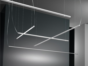 LANCIA SYSTEM - LED dimmable aluminium pendant lamp - Ceiling lamp by EGOLUCE