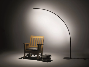 VIRGOLA - LED aluminium arc lamp - Floor lamp by EGOLUCE