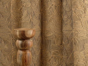 BALÉARES - LLENYA - Embroidered linen fabric - Curtain by Élitis