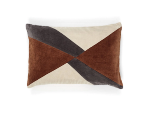 CLIO - Geometric velvet cushion - Furniture accessories by Élitis