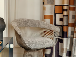 ESCALE - PARCOURS - Embroidered fabric - Curtain by Élitis