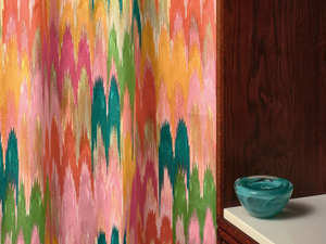 EXCENTRIC - GROOVY - Embroidered cotton fabric - Curtain by Élitis