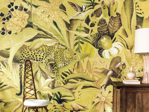 MATIÈRES VÉGÉTALES - COSTALEGRE - Vinyl wallpaper - Wallpaper by Élitis