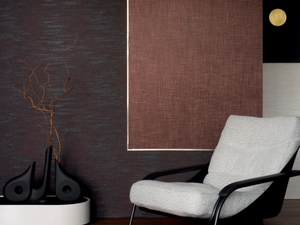 VESTIAIRE MASCULIN - L'INCONTOURNABLE - Solid-color jute wall fabric - Wallcovering by Élitis
