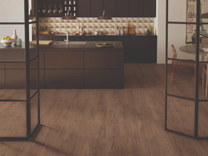 DIMORE TABACCO - Porcelain stoneware wall/floor tiles with wood effect - Wall tile-stone-brick by Emilgroup