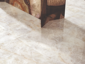 TELE DI MARMO PRECIOUS CRYSTAL AMBRA - Indoor/outdoor porcelain stoneware wall/floor tiles with marble effect - Wall tile-stone-brick by Emilgroup