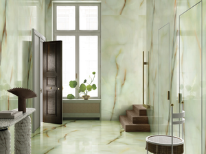 TELE DI MARMO PURE ONYX GIADA - Porcelain stoneware wall/floor tiles with marble effect - Wall tile-stone-brick by Emilgroup