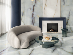 TELE DI MARMO PURE ONYX TURCHESE - Porcelain stoneware wall/floor tiles with marble effect - Wall tile-stone-brick by Emilgroup