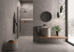 TOTALOOK GRIGIO - Porcelain stoneware wall/floor tiles with resin effect - Wall tile-stone-brick by Emilgroup