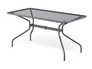 CAMBI - Rectangular steel garden table - Table by Emu