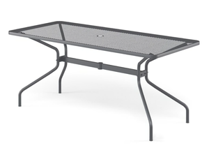 CAMBI - Rectangular steel garden table - Table by Emu