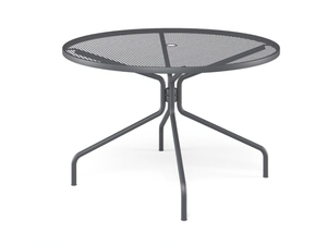 CAMBI - Round steel garden table - Table by Emu
