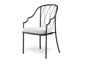 COMO - High-back steel chair with armrests - Chair by Emu