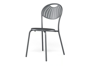 COUPOLE - Stackable plate garden chair - Chair by Emu