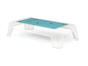 IVY - Rectangular low steel garden side table - Side table by Emu
