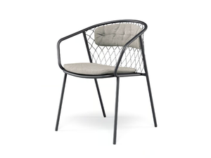 NEF - Aluminium garden chair with armrests - Chair by Emu