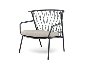 NEF - Garden aluminium easy chair - Armchair by Emu