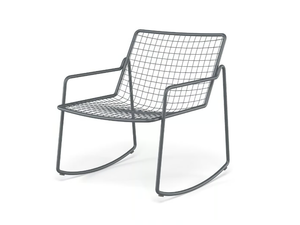 RIO R50 - Rocking steel easy chair with armrests - Armchair by Emu
