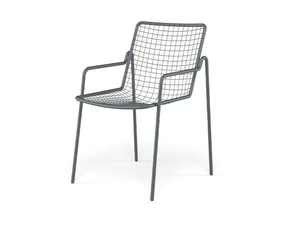 RIO R50 - Steel chair with armrests _ Emu