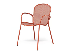 RONDA X - Steel garden chair with armrests - Chair by Emu