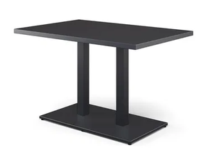 ROUND - Rectangular steel garden table - Table by Emu